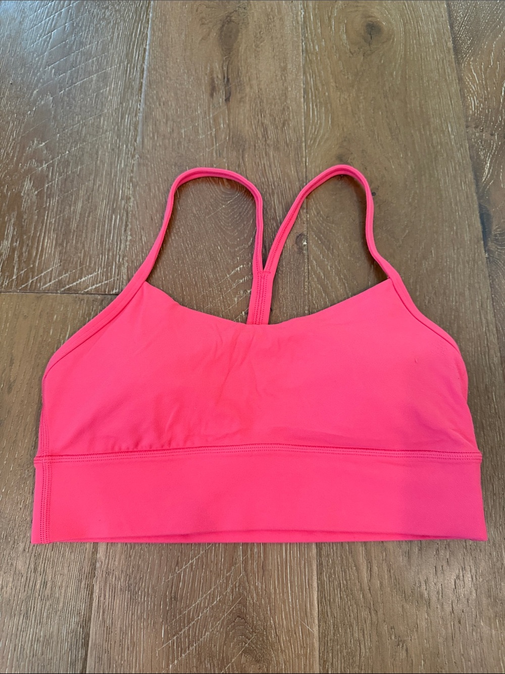 lululemon athletica Hot Pink Strappy Sports Bralette